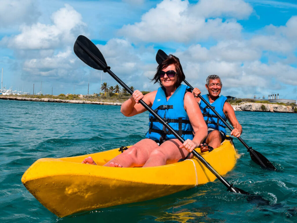kayak and snorkeling aruba