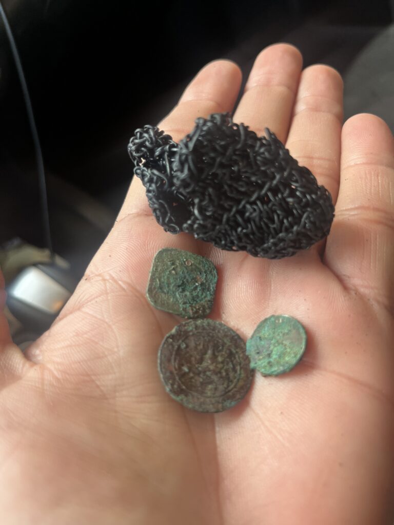 Antique coins Aruba at seaglass island